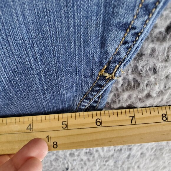 Torrid Jeans Womens Size 24 Blue Boyfriend Cropped Premium Denim - Picture 9 of 13